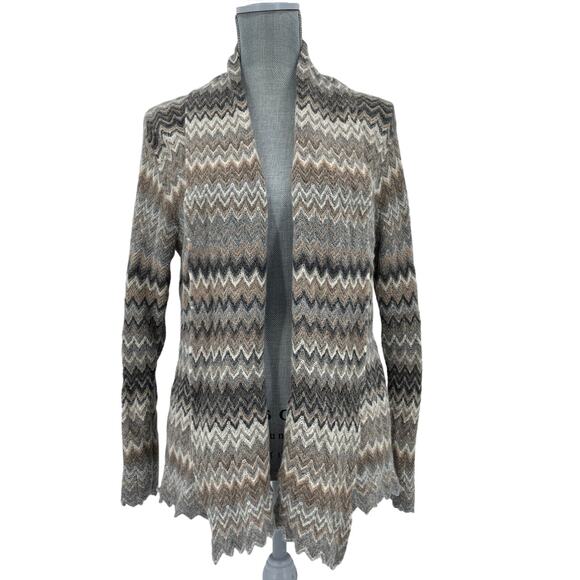 Simply Natural Myssoni Cardigan 100% Baby Alpaca Size XL Sweater - Picture 2 of 7